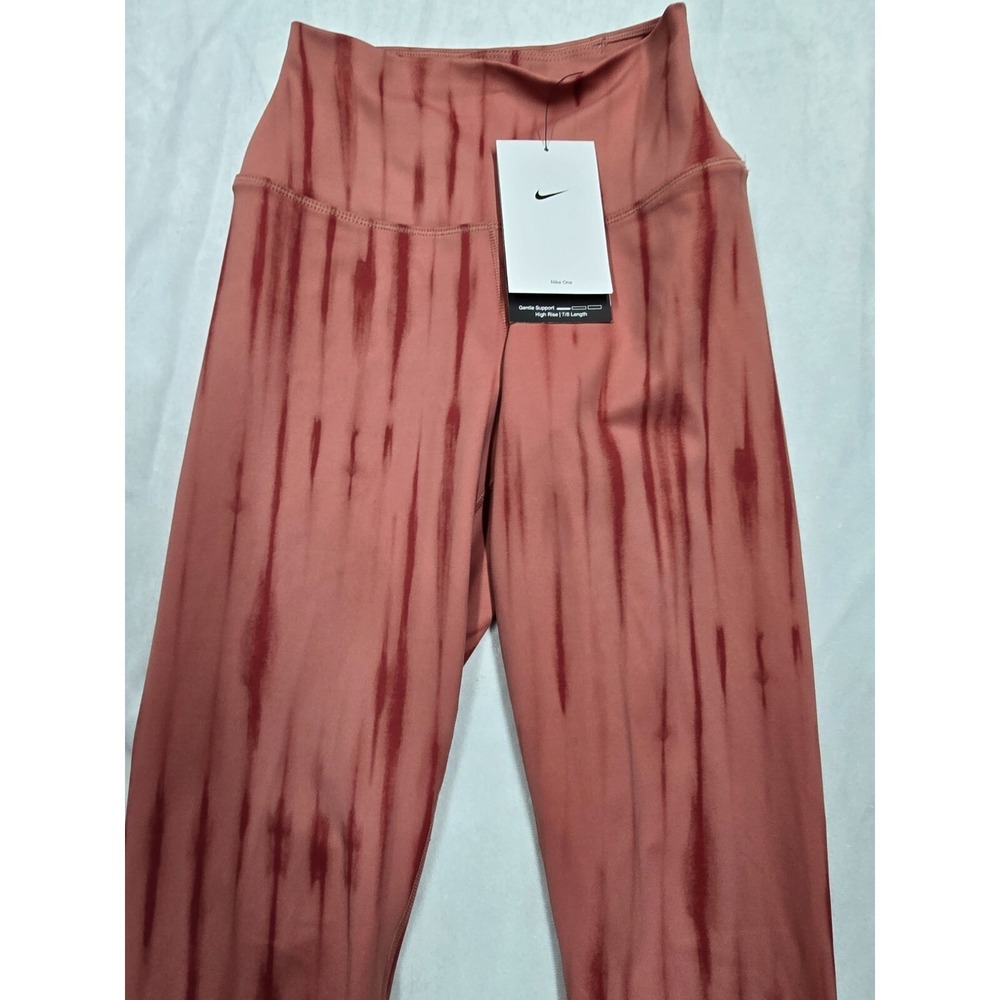 New Women Nike One Gentle Support High-Waisted 7/8 Leggings FZ7272-634 Size XS - Picture 5 of 7